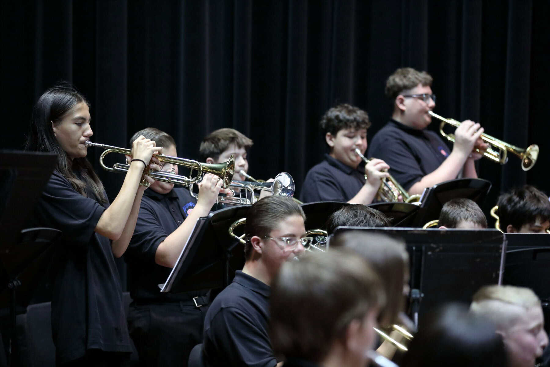 Russell Middle School Jazz Band.
